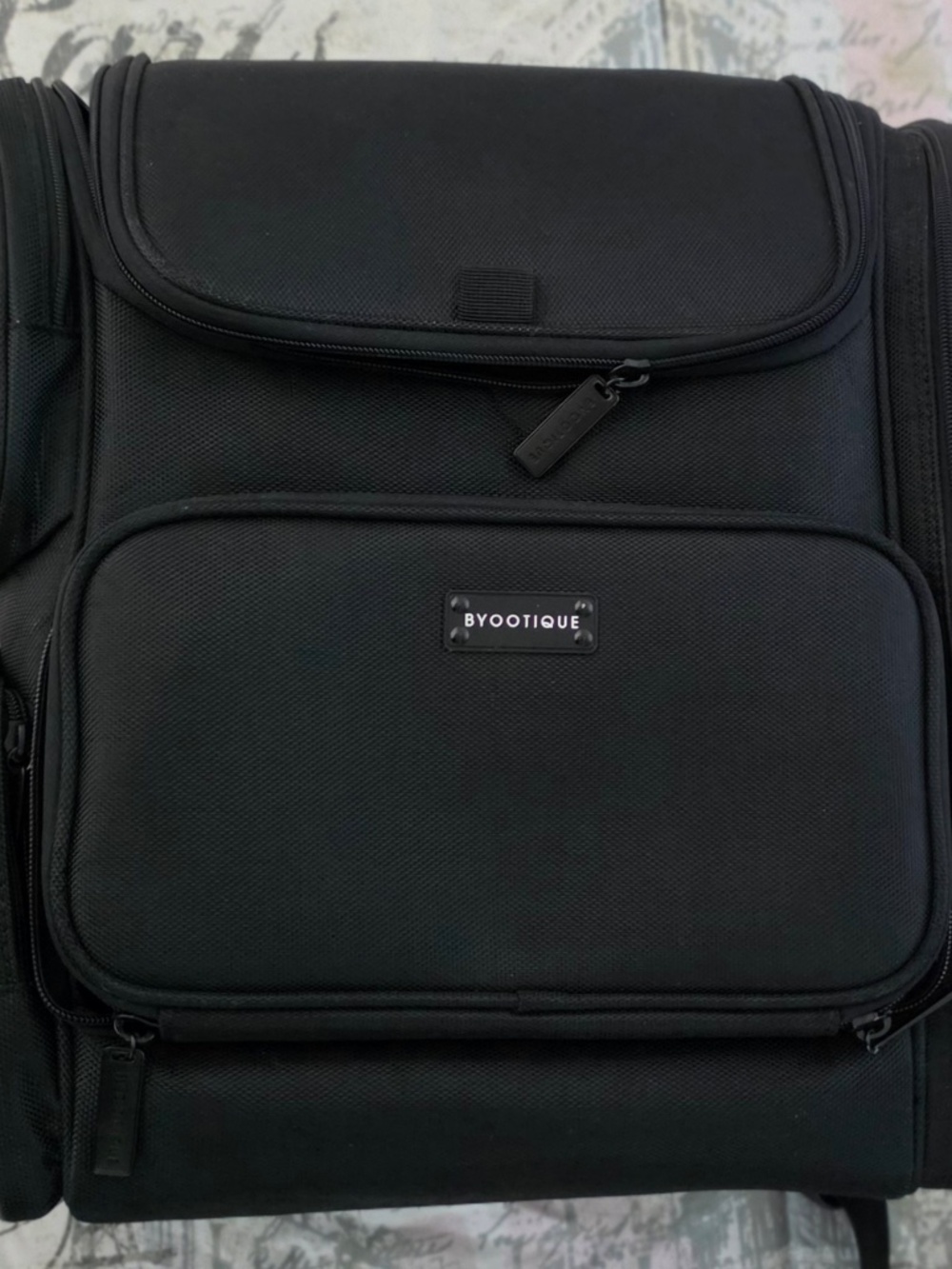 byootique black bag makeup organizer